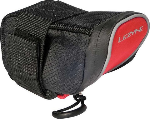 Lezyne Lezyne, Micro Caddy, Seat Bag, 0.4L, Black/Red