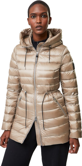 Mackage Ivy Ultralight Sateen Down Jacket with Tunnel Hood - Women's
