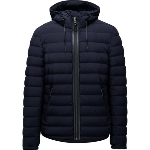 Mackage Mike Stretch Lightweight Down Jacket with Hood - Men's