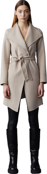 Mackage Laila Double-Face Wool Wrap Coat With Winged Collar - Women's