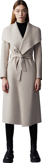 Mackage Mai Double-Face Wool Wrap Coat With Waterfall Collar - Women's