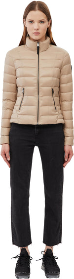 Mackage Reema Lustrous Light Down Jacket with Peplum - Women's