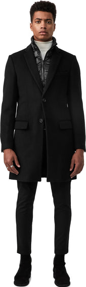 Mackage Skai 3-in-1 Wool-Cashmere Coat with Down Bib and Liner - Men's