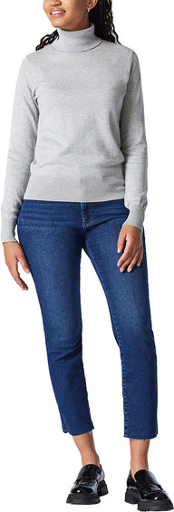 Mavi Viola Dark Brushed Flex Blue Denim Jean - Women's