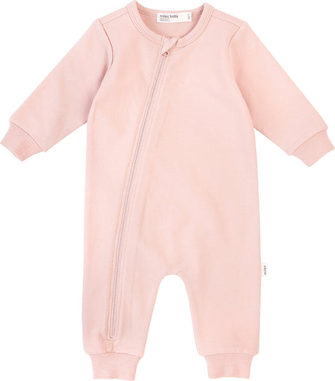 Miles Baby Miles Basic Light Pink Playsuit - Baby