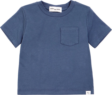 Miles The Label Short Sleeve Knit T-Shirt - Boy's