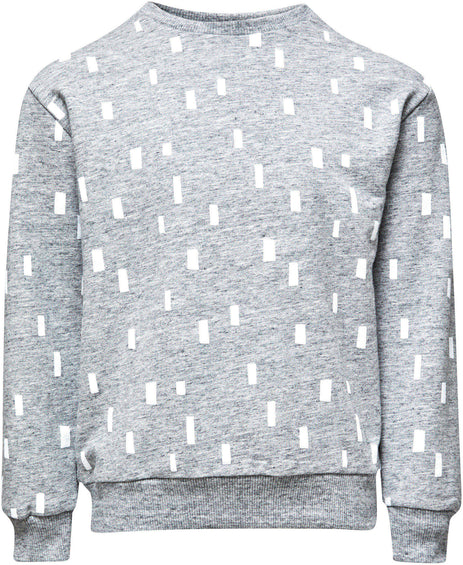 Miles The Label Rib Crew Neck Sweatshirt - Kids