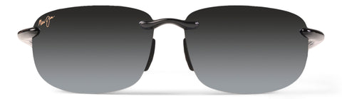 Maui Jim Ho'okipa Gloss Black - Neutral Grey Lens Sunglasses