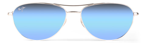 Maui Jim Baby Beach Silver - Blue Hawaii Lens Sunglasses