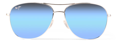 Maui Jim Cliff House - Silver Frame - Blue Hawaii Polarized Lens Sunglasses