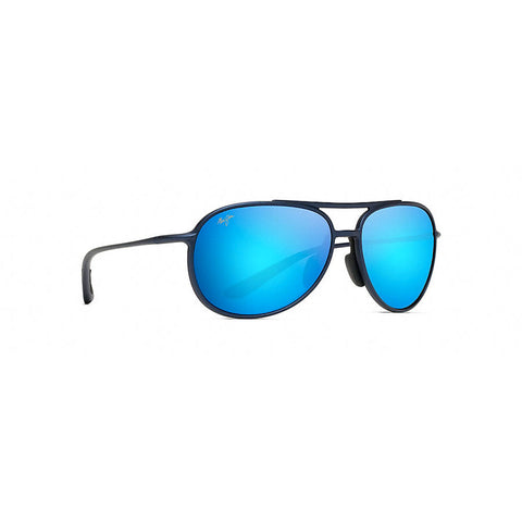 Maui Jim Alelele Bridge - Matte Blue Frame - Blue Hawaii Polarized Lens