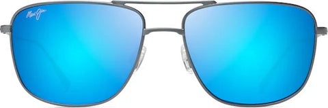 Maui Jim Mikioi Aviator Sunglasses - Neutral Grey - Polarized Lens
