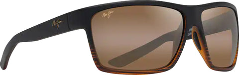 Maui Jim Alenuihaha Wrap Sunglasses - Dark Brown Stripe - HCL Bronze Polarized Lens