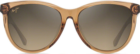 Maui Jim Glory Glory Polarised Cat Eye Sunglasses - Transparent Cinnamon