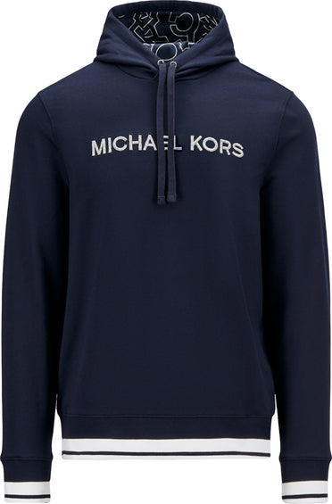 Michael Kors Embroidered Logo Cotton-Blend Hoodie - Men's
