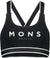 Mons Royale Stella X-Back Bra - Women's - Black