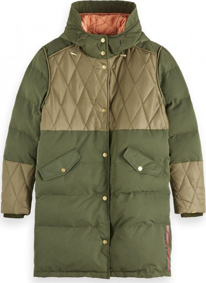 Maison Scotch Mixed Parka - Women's