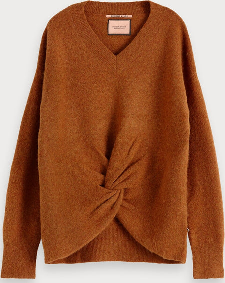Maison Scotch Knot Front Pullover - Women's