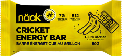 Naak Cricket protein powder energy bar - Choco Banana - Unit (1 x 50g)