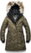 Nobis Abby Down Parka - Women's - Crosshatch Fatigue