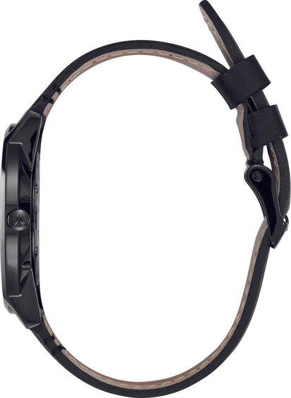 Nixon Porter Leather Watch - Men's