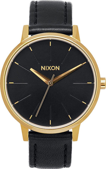 Nixon Women's Kensington Leather - Gold - Black