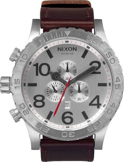 Nixon 51-30 Chrono Leather Watch - Men's