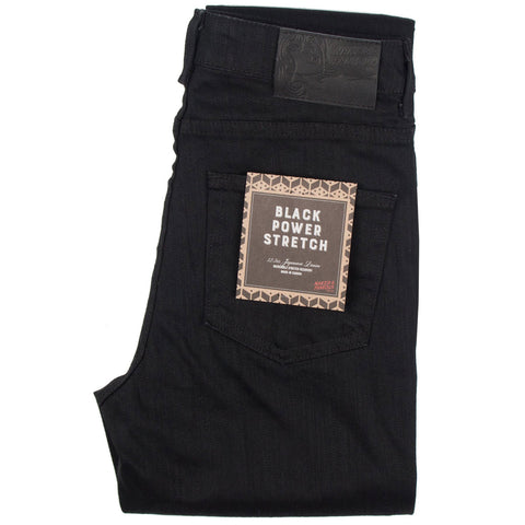 Naked & Famous Crop Skinny - Black Power-Stretch - Women's