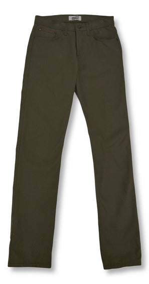 Naked & Famous Weird Guy Jeans - Army Green Duck Selvedge - Men's