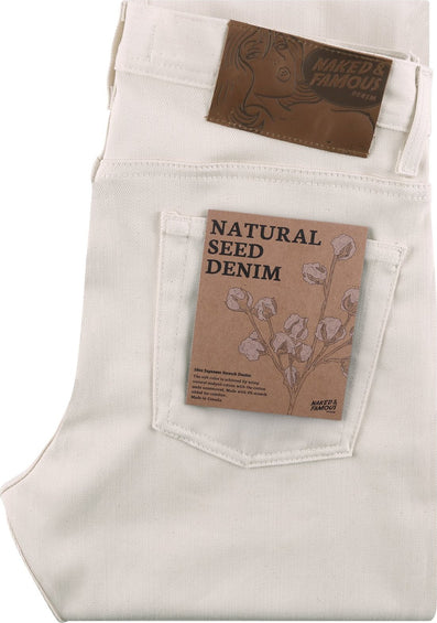 Naked & Famous Weird Guy - Natural seed Denim - Men's