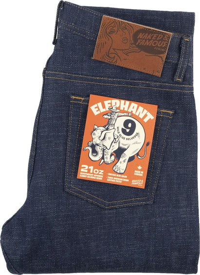 Naked & Famous Weird Guy Jeans - Elephant 9 - Wild Blue - Men's
