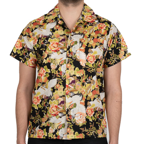 Naked & Famous Aloha Japan Cranes Festival Shirt - Men's
