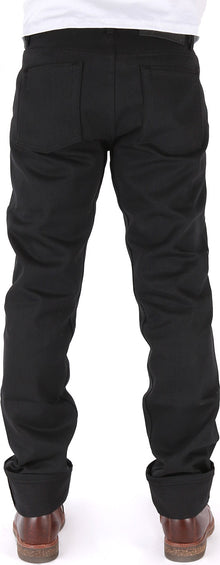 Naked & Famous Weird Guy Jeans - Solid Black Selvedge - Men's