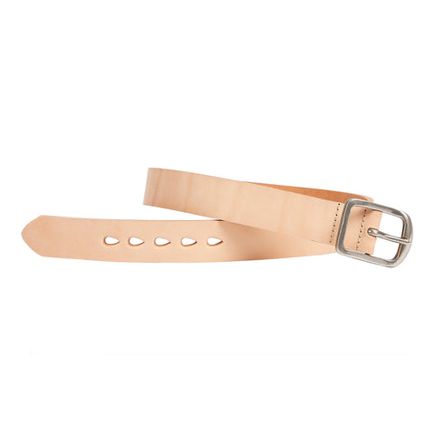 Naked & Famous Thick 7mm Leather Belt - Men's