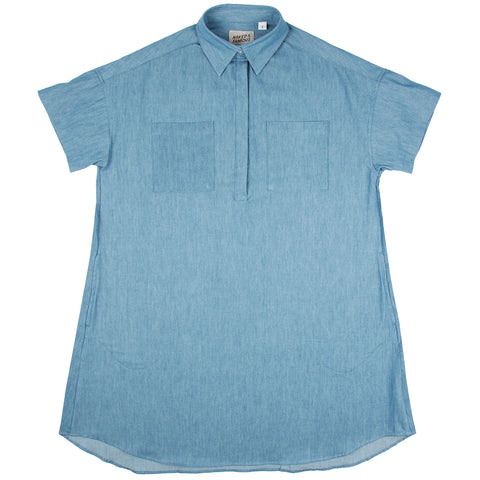 Naked & Famous Women's  Tunic Shirt - 4.5oz Denim