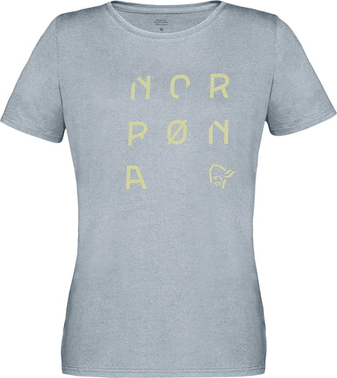 Norrøna 29 cotton slant logo T-Shirt - Women's