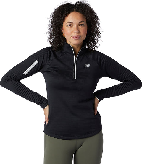 New Balance Impact Run Heat Grid Half Zip Running Top - Women's