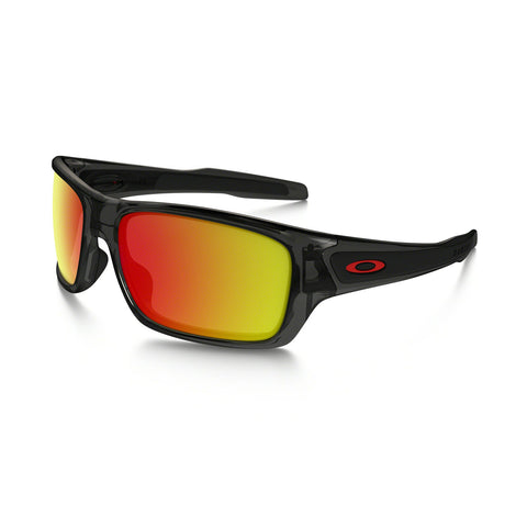 Oakley Turbine XS (Youth Fit) - Grey Smoke - Ruby Iridium Lens Sunglasses