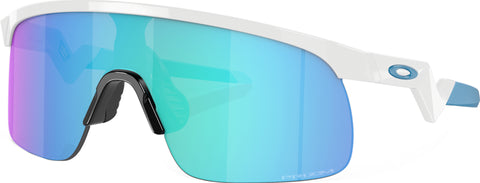 Oakley Resistor Sunglasses - Polished White - Prizm Sapphire Iridium Lens - Youth