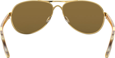 Oakley Feedback Sunglasses - Polished Gold - Brown Gradient Polarized Lens - Women's