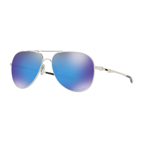 Oakley Elmont (Medium) Polished Chrome - Prizm Sapphire Iridium Lens Sunglasses