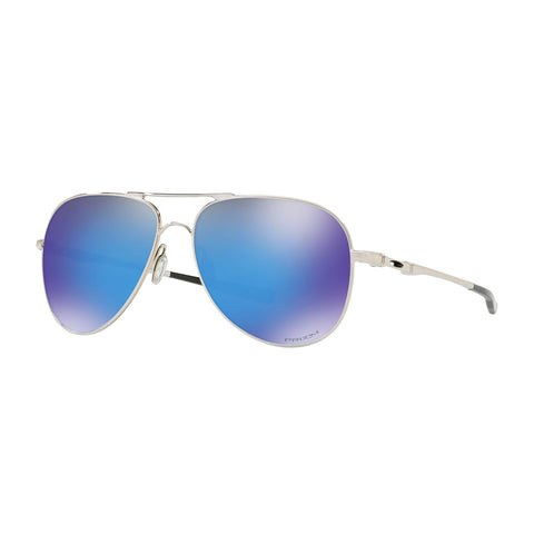 Oakley Elmont (Large) Polished Chrome - Prizm Sapphire Iridium Lens Sunglasses