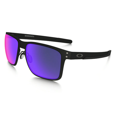 Oakley Holbrook Metal - Matte Black - Red Iridium Lens Sunglasses