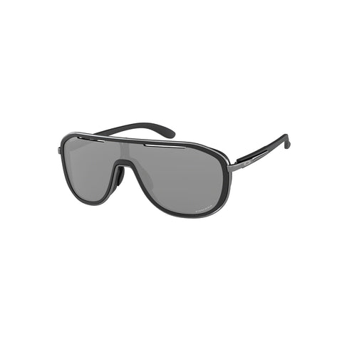 Oakley Outpace - Black Ink/Polished Black - Warm Grey Lens Sunglasses