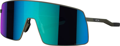 Oakley Sutro Ti Sunglasses - Satin Lead - Prizm Sapphire Iridium Lens