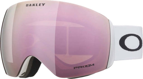 Oakley Flight Deck L Goggles - Matte White - Prizm Rose Gold Lens