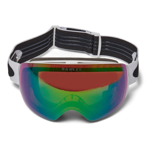 Oakley Flight Deck M Goggles - Matte White - Prizm Jade Iridium Lens