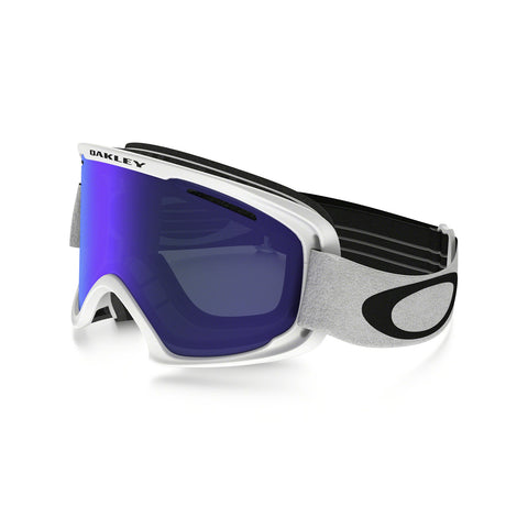 Oakley O-Frame 2.0 XM - Matte White - Violet Iridium Lens Goggles