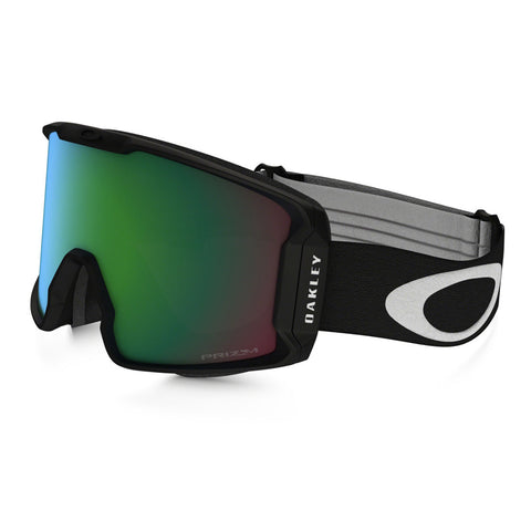 Oakley Line Miner - Matte Black - Inferno Prizm Jade Iridium Lens Goggles