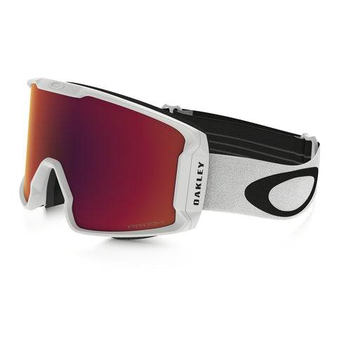 Oakley Line Miner - Matte White - Prizm Torch Iridium Lens Goggles